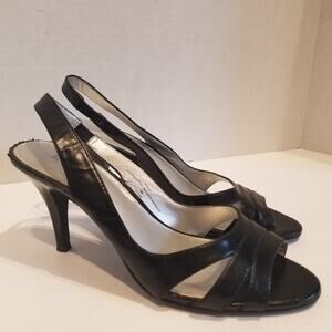 Liz Claiborne Sling back Heels Comfortable Slip On Lightweight Women's Size 8